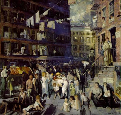 George Wesley Bellows: Cliff Dwellers